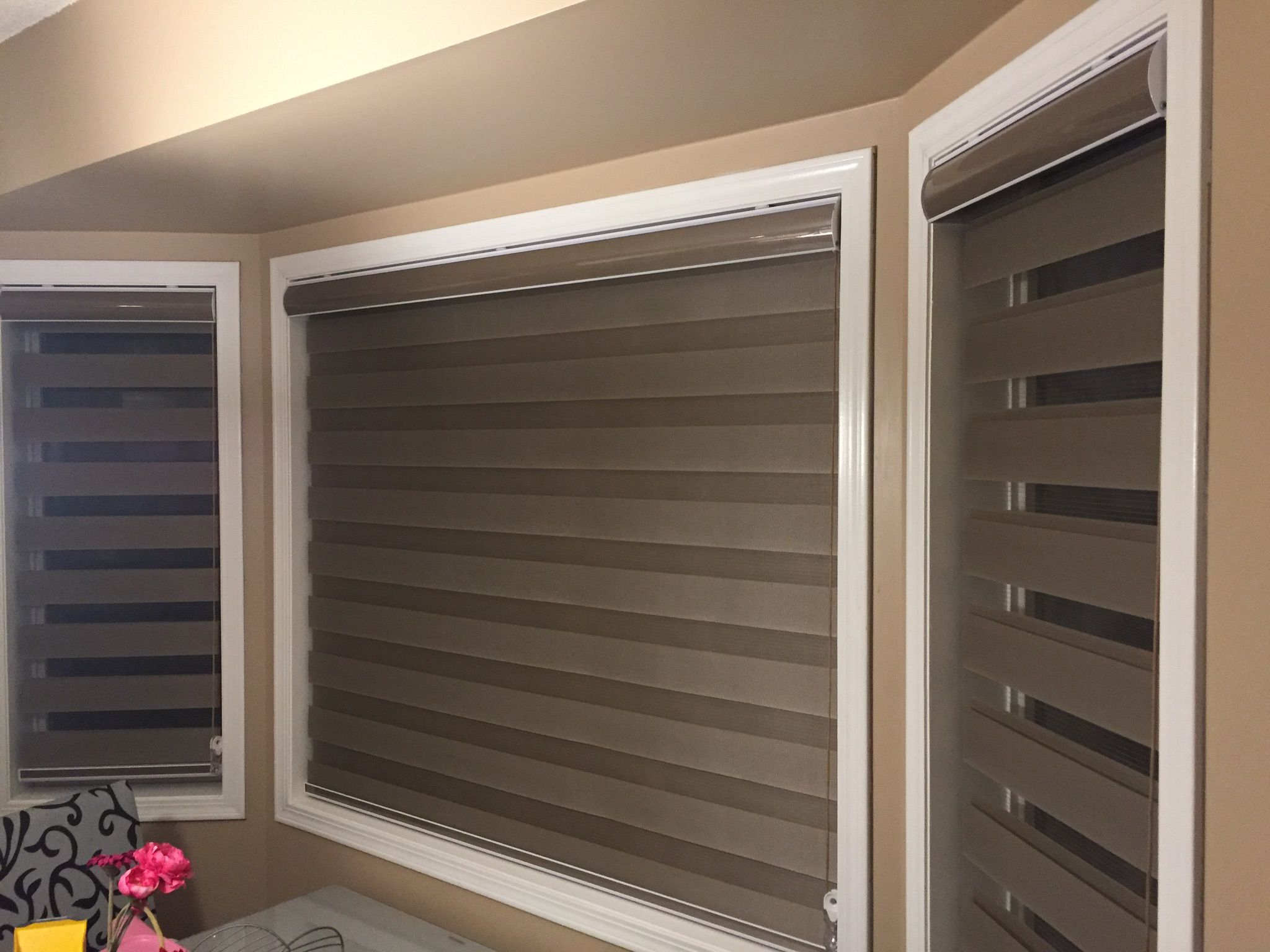 Zebra Blinds Richmond & Surrey – Custom Light-Filtering Window Shades Custom zebra blinds available in Richmond, Surrey, and other Canadian cities for privacy and elegance